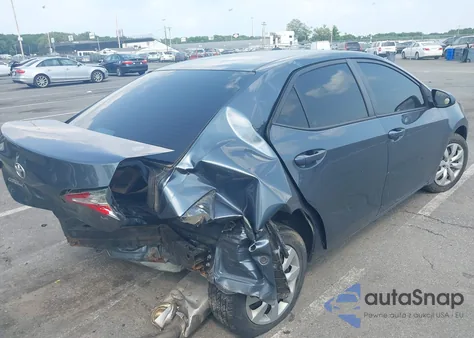 2015 Toyota Corolla Le из США, поврежденный, VIN 2T1BURHE3FC448104